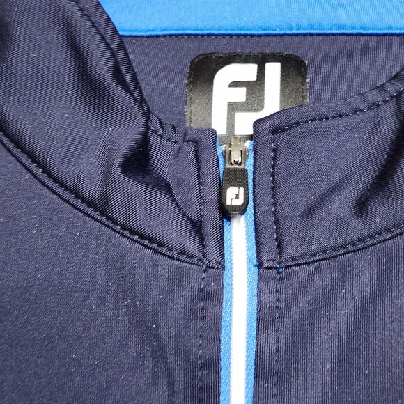 FootJoy Prestwick Country Club Vest Mens XL Blue Sleeveless Golf Pullover FJ - Picture 6 of 11